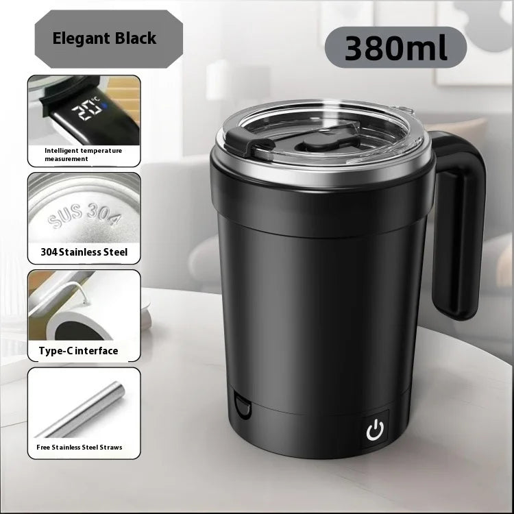 Self-Stirring Insulated Mug