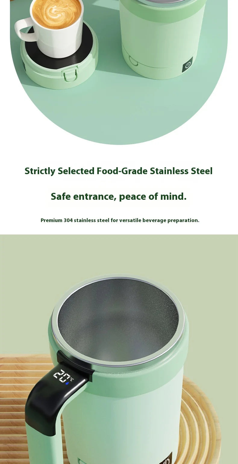 Self-Stirring Insulated Mug