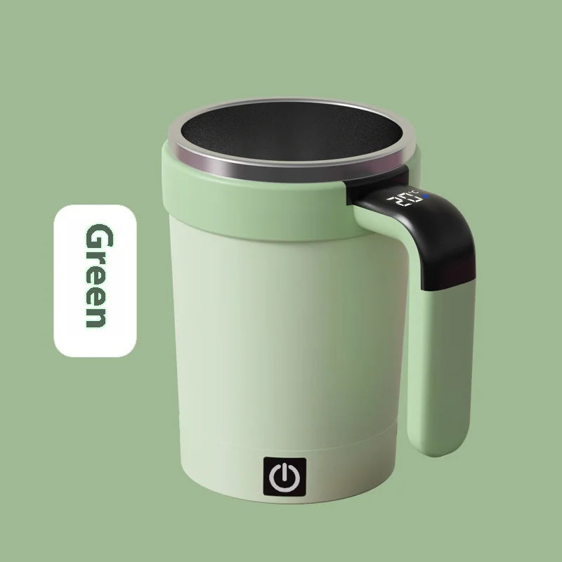 Self-Stirring Insulated Mug