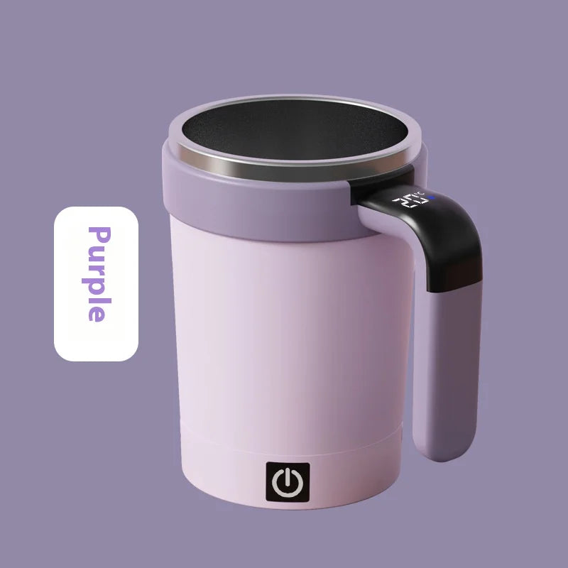 Self-Stirring Insulated Mug