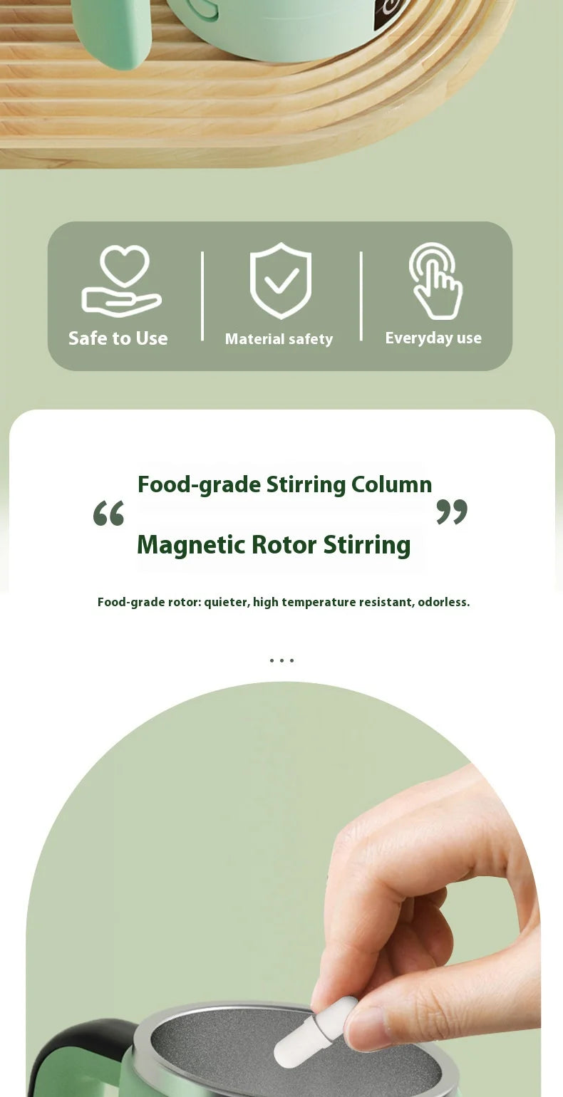 Self-Stirring Insulated Mug