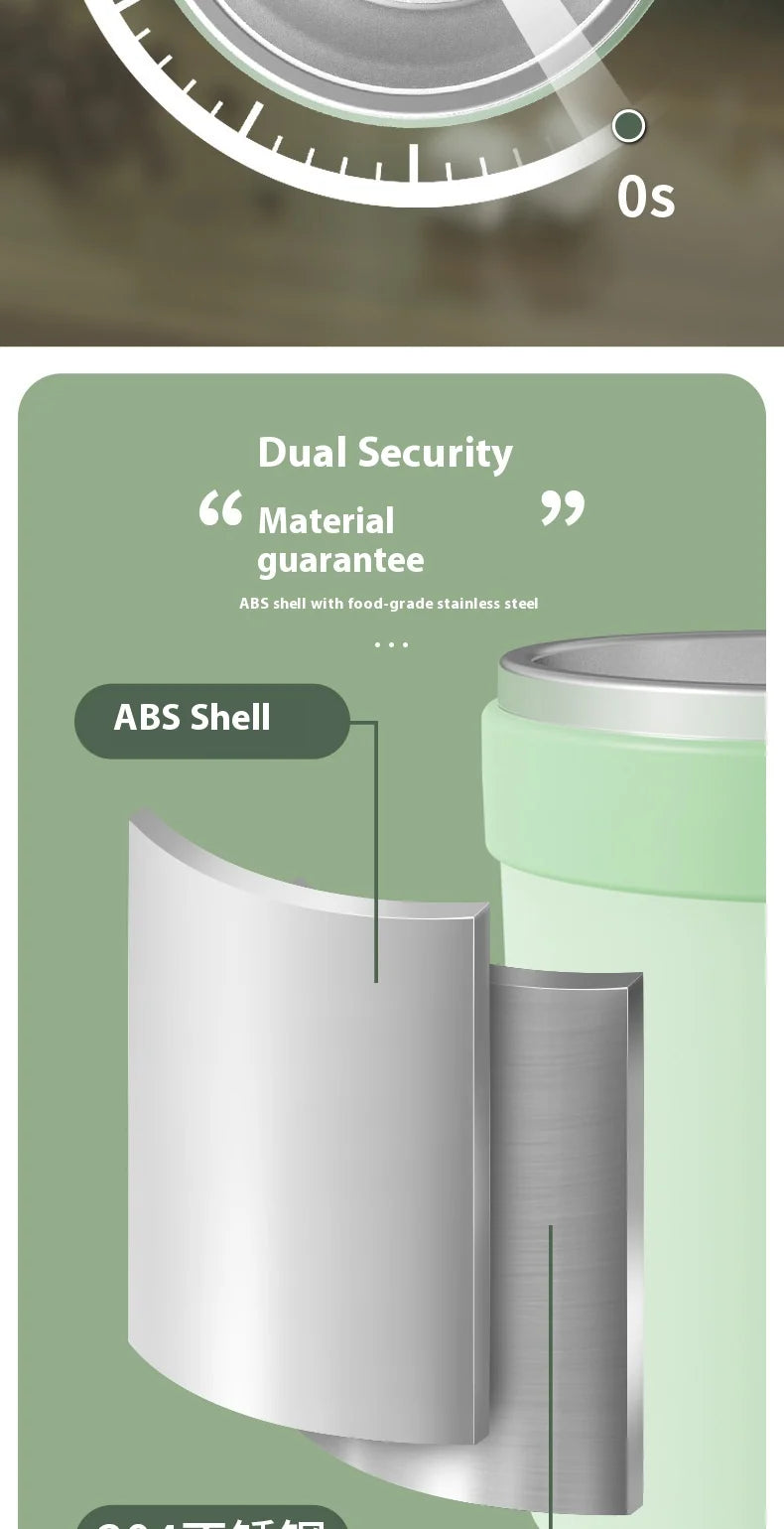 Self-Stirring Insulated Mug