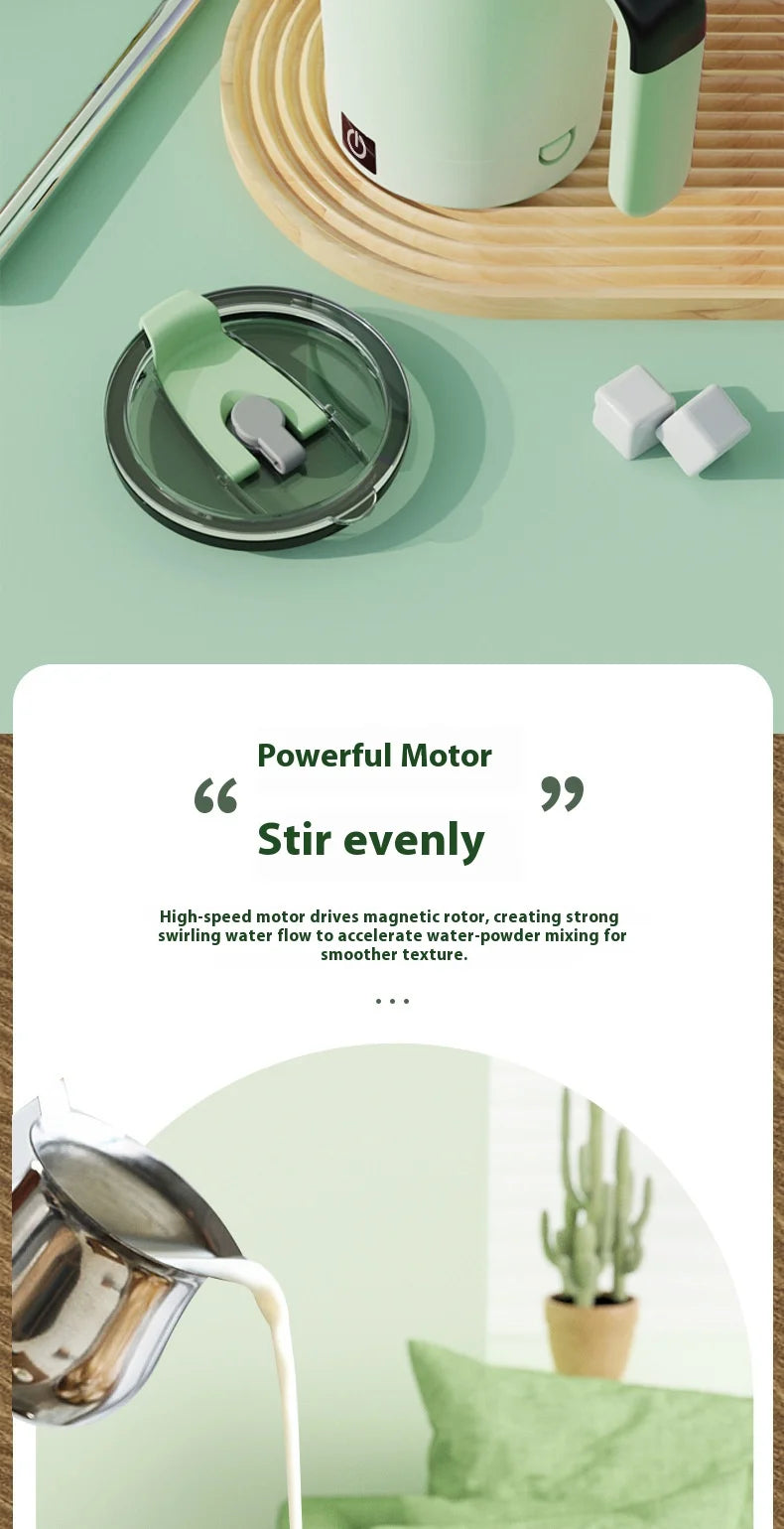 Self-Stirring Insulated Mug