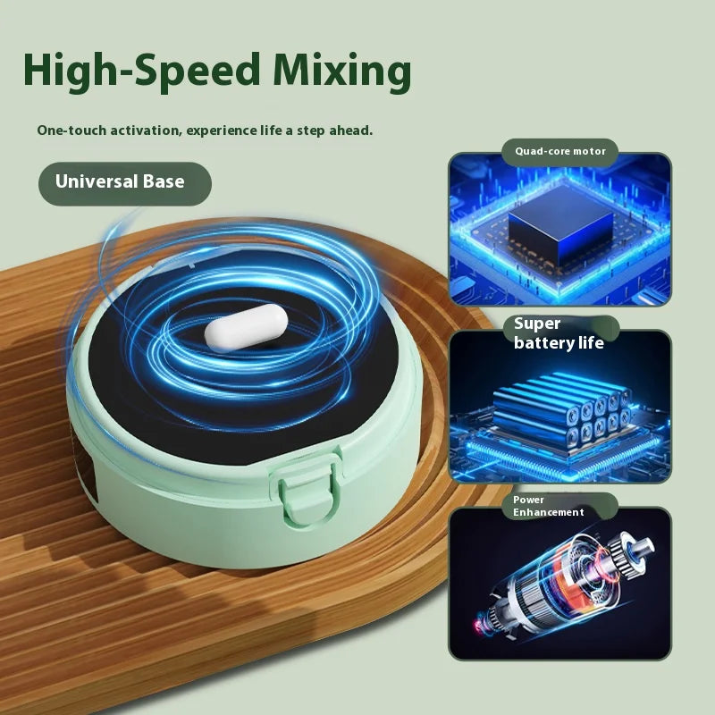 Self-Stirring Insulated Mug