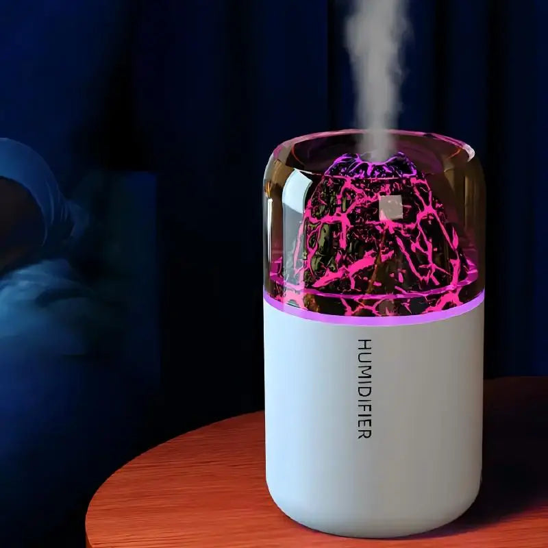 Volcanic Glow Aroma Lamp & Ultrasonic Humidifier