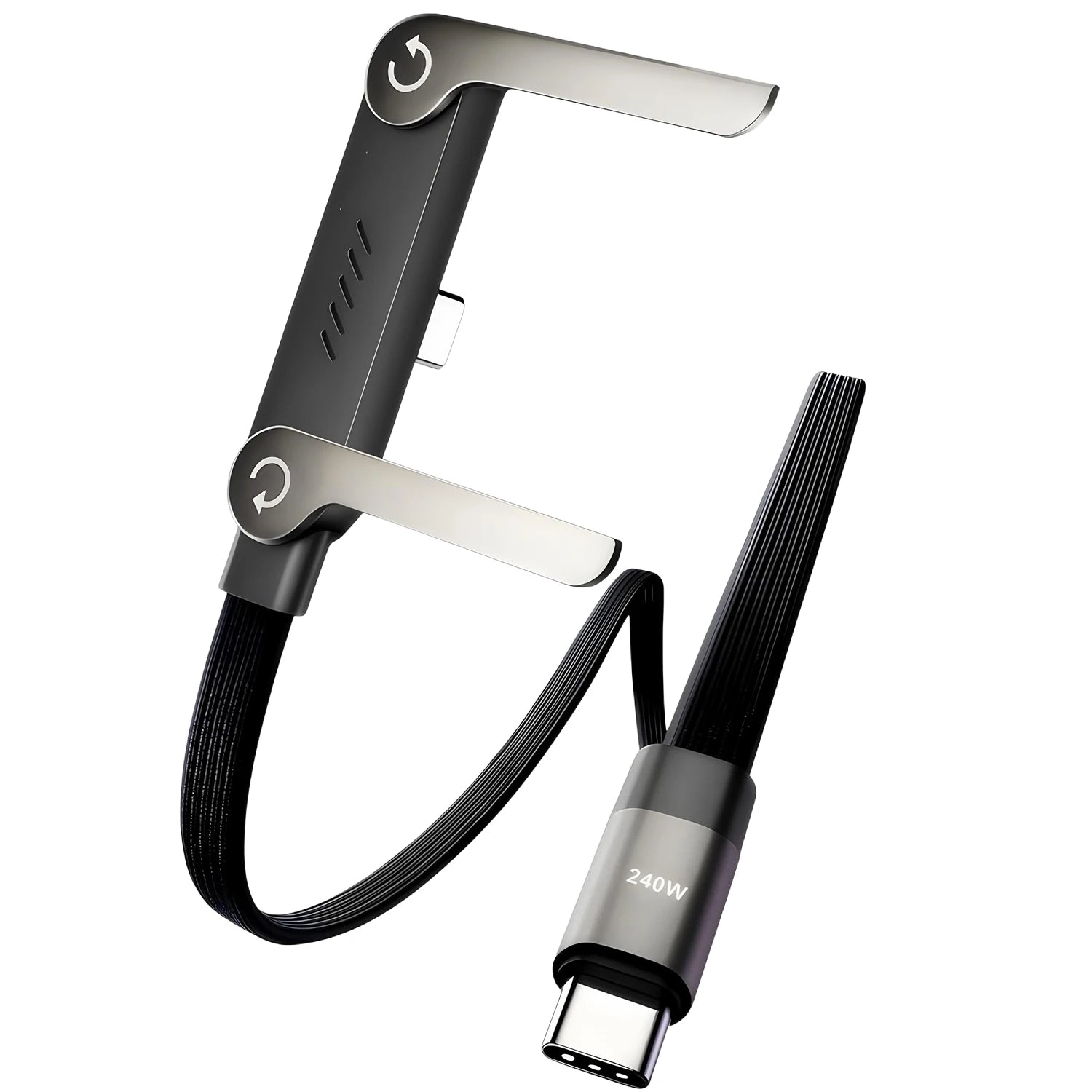 FlexCharge™ Foldable Phone Stand & Fast Charging Cable