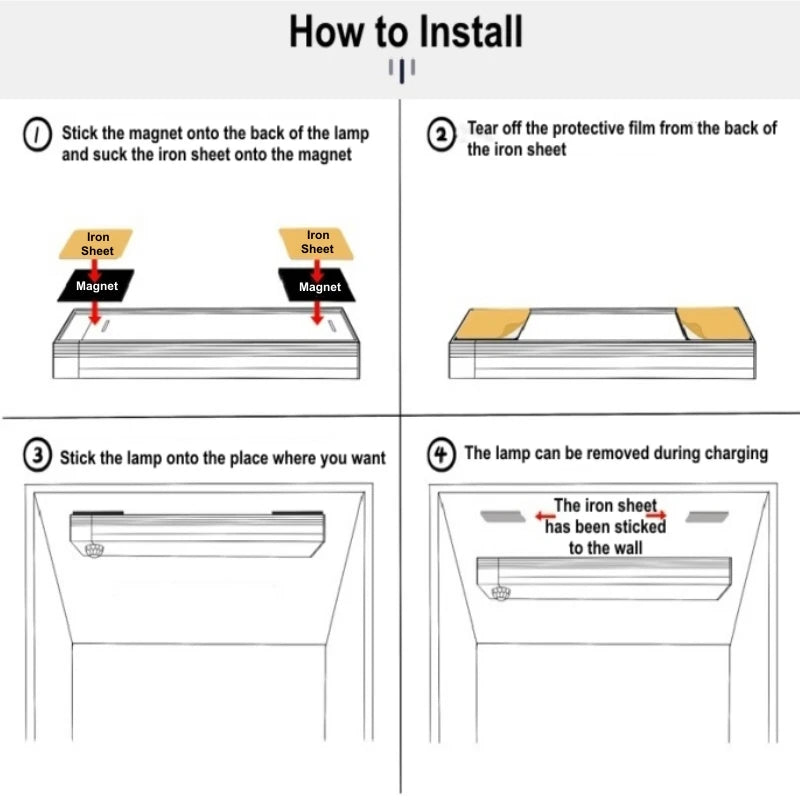 Motion Sensor LED Light Bar