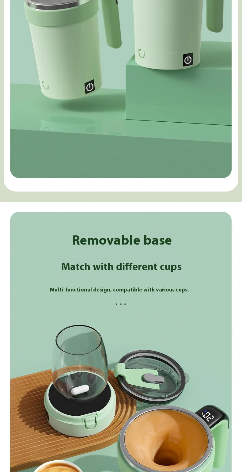 Self-Stirring Insulated Mug