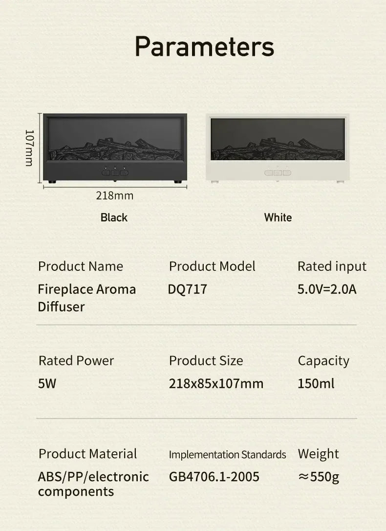 Flame Effect Aroma Diffuser